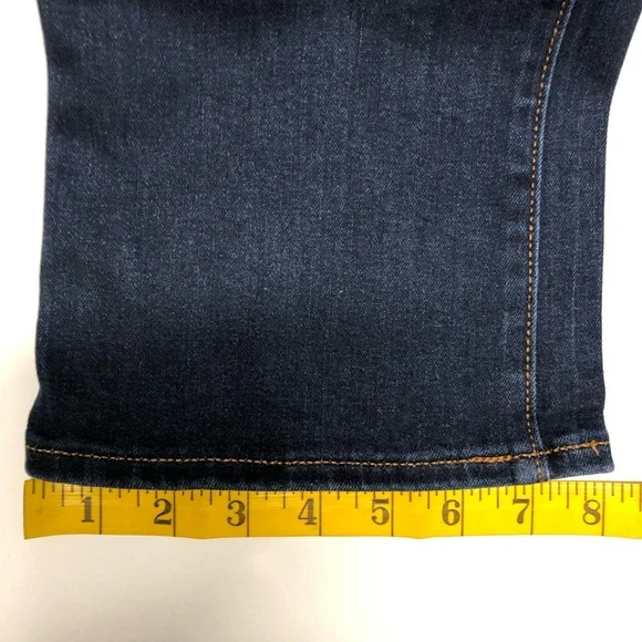 Old navy kicker boot cut mid rise jeans size 4 Long - Picture 9 of 14